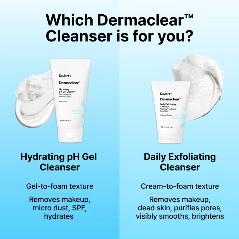Dr. Jart+ Dermaclear™ Exfoliating Cleanser ексфолиращ почистващ гел 100 мл.