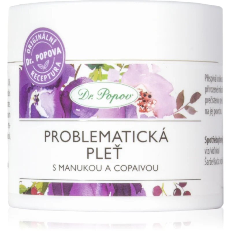 Dr. Popov Problematic skin активен балсам за лице за мазна и проблемна кожа 50 мл.