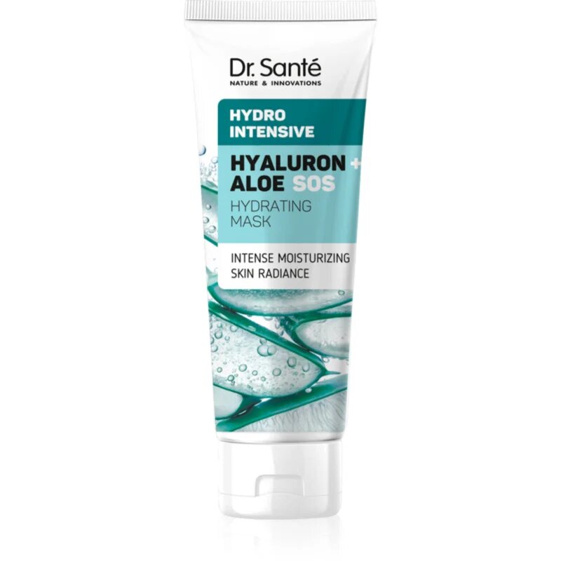Dr. Santé Hydro Intensive Hyaluron + Aloe хидратираща маска за всички типове кожа на лицето 75 мл.