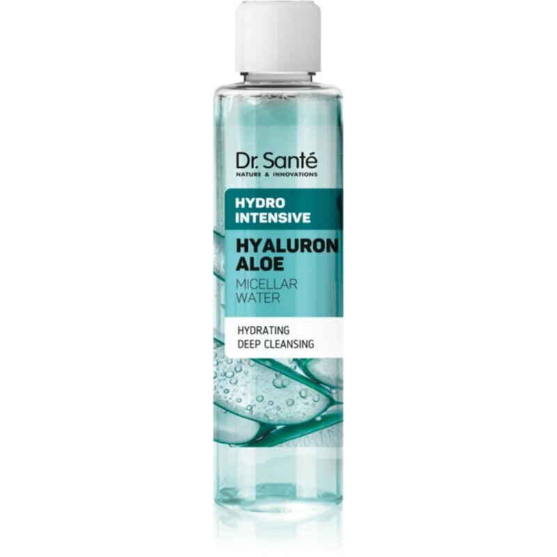 Dr. Santé Hydro Intensive Hyaluron + Aloe хидратираща мицеларна вода за всички типове кожа на лицето 200 мл.