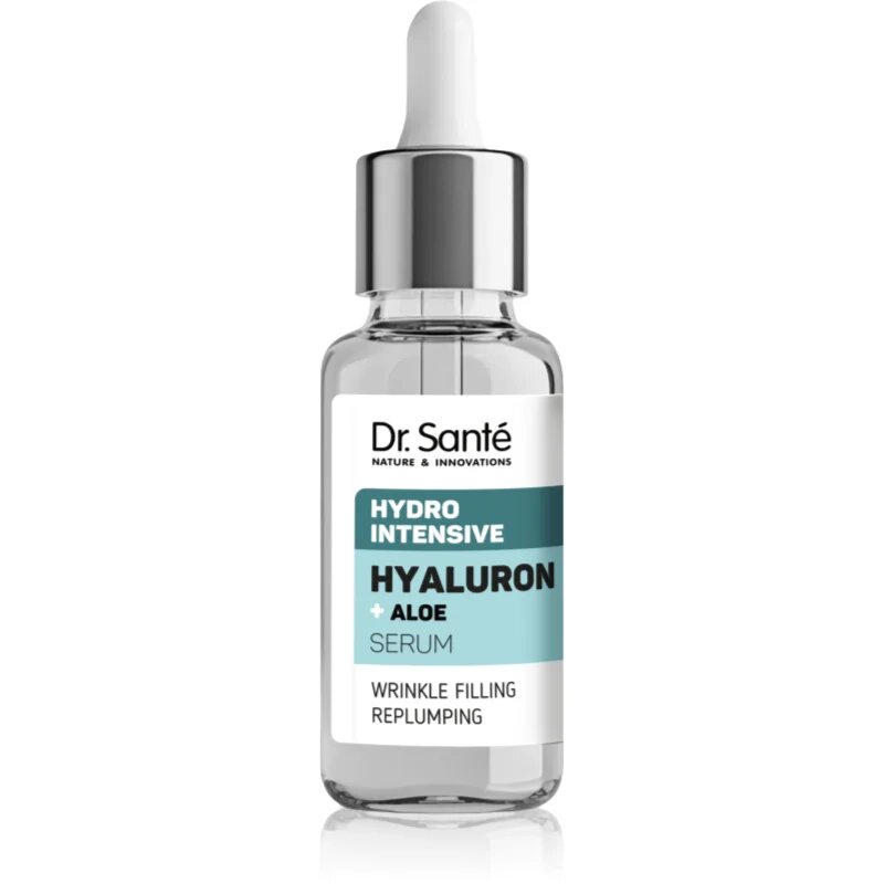 Dr. Santé Hydro Intensive Hyaluron + Aloe интензивен хидратиращ серум за всички типове кожа на лицето 30 мл.