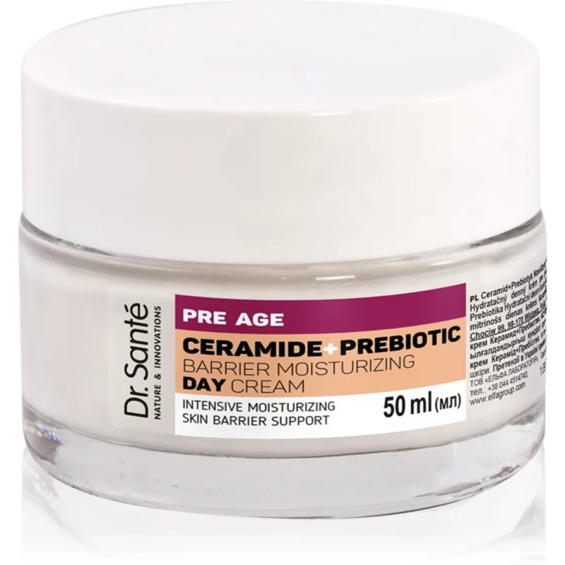 Dr. Santé Pre Age Ceramide + Prebiotic хидратиращ дневен крем за зряла кожа 50 мл.