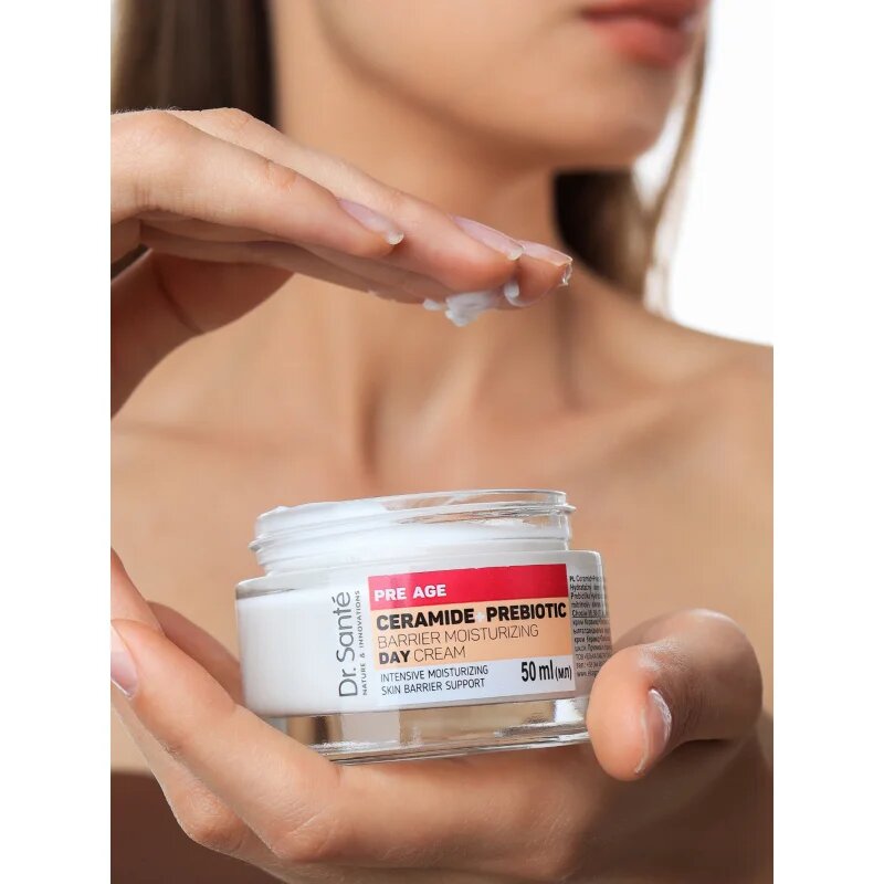 Dr. Santé Pre Age Ceramide + Prebiotic хидратиращ дневен крем за зряла кожа 50 мл.
