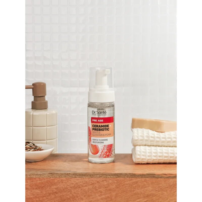 Dr. Santé Pre Age Ceramide + Prebiotic почистваща пяна за зряла кожа 150 мл.