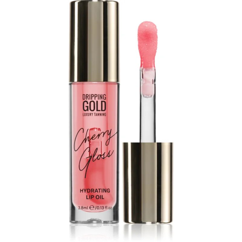 Dripping Gold Hydrating Cherry Gloss масло от нар с хидратиращ ефект цвят Cherry 38 мл.