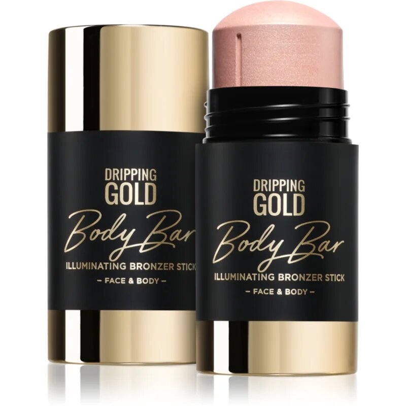 Dripping Gold Luxury Tanning Illuminating Stick озаряващ бронзър за лице и тяло цвят Gold 36 гр.