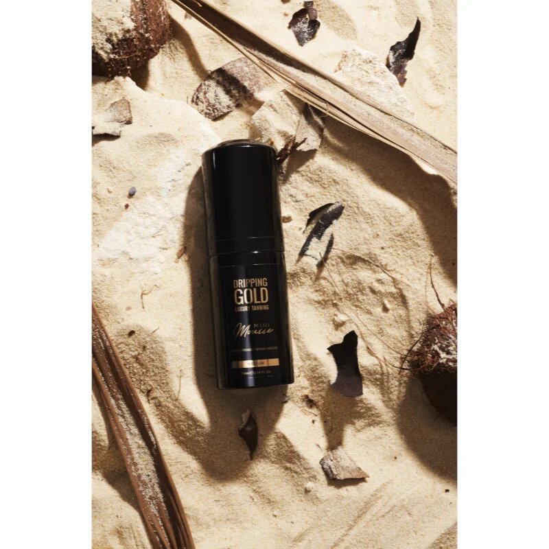 Dripping Gold Luxury Tanning Mini Mousse автобронзираща пяна за лице и тяло цвят Medium 90 мл.