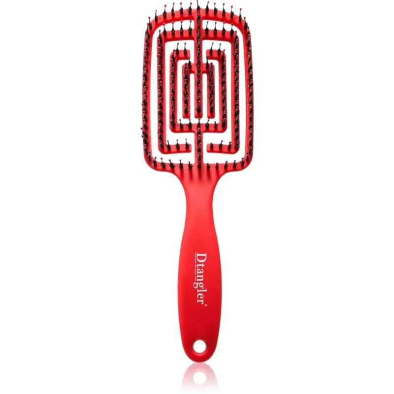 Dtangler Dry Blow Glow And Go ръбеста четка за издухване боя Red Scarlett 1 бр.