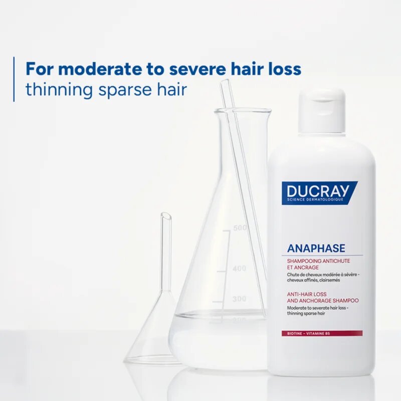 Ducray Anaphase+ Anti-Hair Loss Anti-Thinning Shampoo подсилващ и ревитализиращ шампоан против косопад 200 мл.