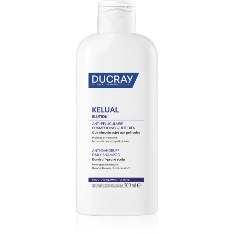 Ducray Kelual Elution Anti-Dandruff Daily Shampoo ребалансиращ шампоан за възвръщане на баланса на чувствителен скалп 200 мл.