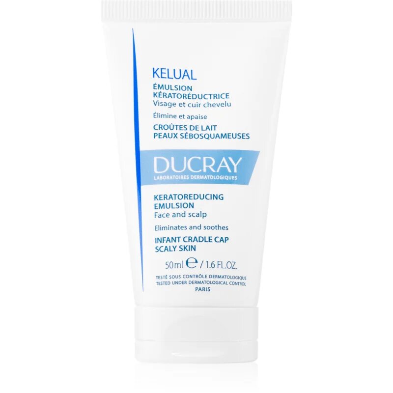 Ducray Kelual Emulsion емулсия за млечeн дерматит за деца от раждането им 50 мл.