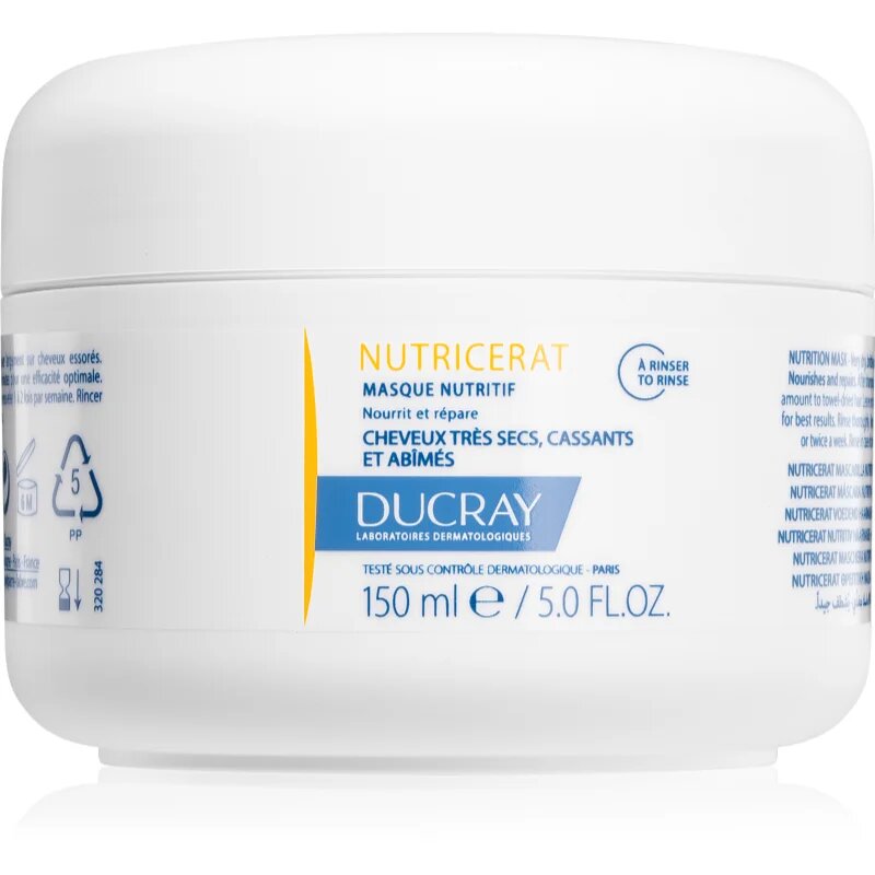 Ducray Nutricerat подхранваща маска за коса за суха и увредена коса 150 мл.