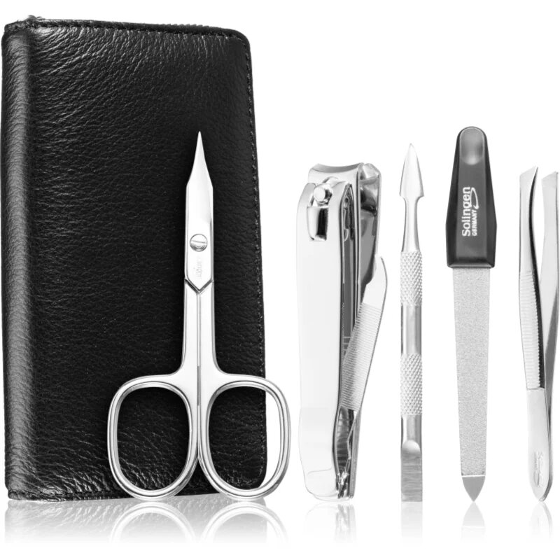 DuKaS Premium Line Solingen 1693 комплект за маникюр + кожен калъф за мъже