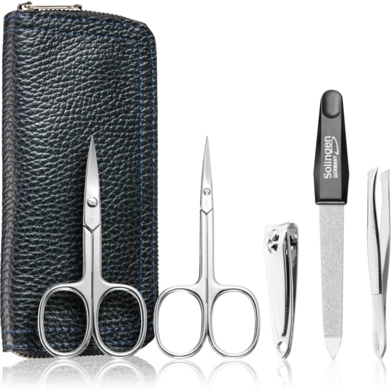 DuKaS Premium Line Solingen 1825 комплект за маникюр + кожен калъф за мъже