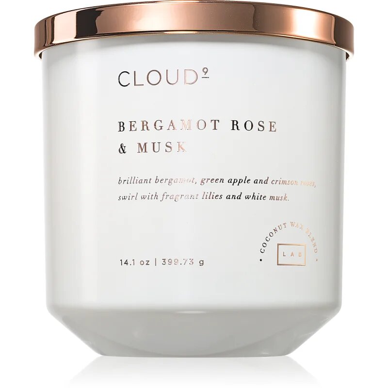 DW Home Cloud 9 Bergamot Rose & Musk ароматна свещ 399 гр.