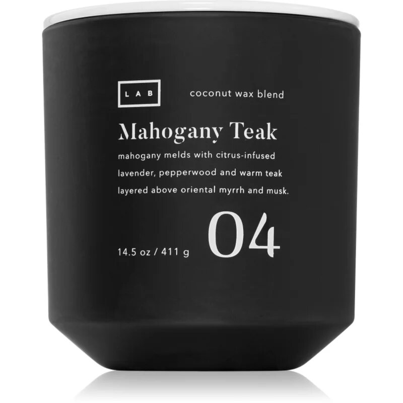 DW Home Lab Mahogany Teak ароматна свещ 411 гр.