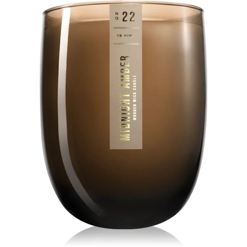 DW Home Wooden Wick Candles Midnight Amber ароматна свещ 488 гр.
