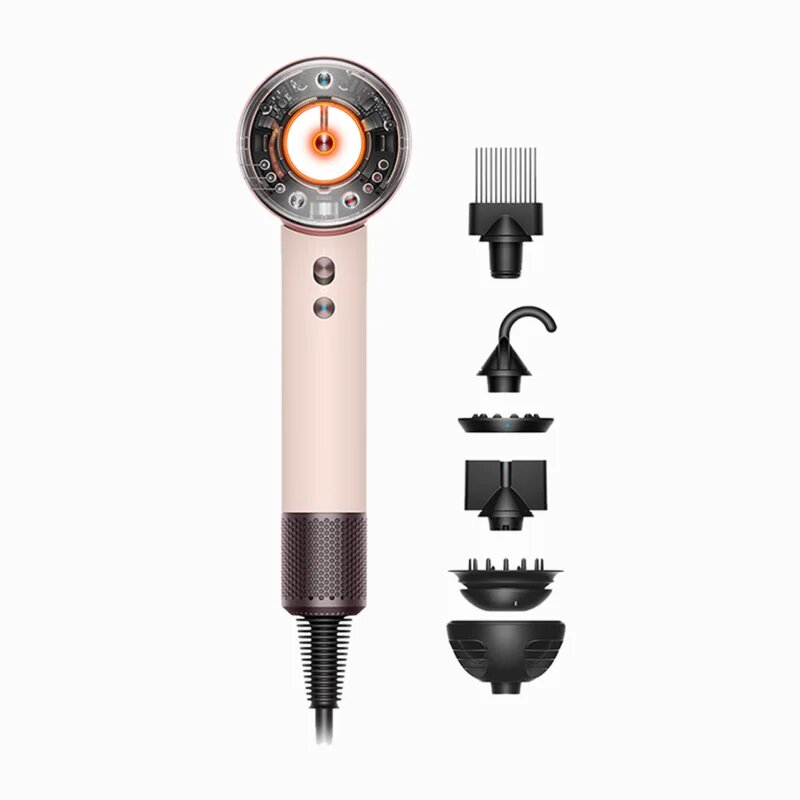 Dyson Supersonic Nural HD16 T3/T4 Ceramic Pink/Rose Gold сешоар Curly + Coily 1 бр.