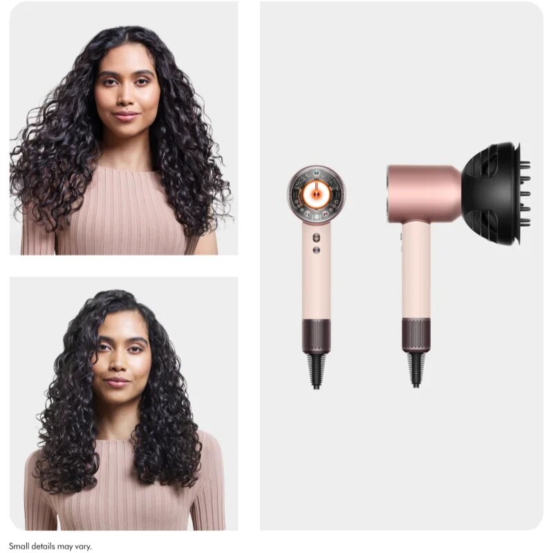 Dyson Supersonic Nural HD16 T3/T4 Ceramic Pink/Rose Gold сешоар Curly + Coily 1 бр.