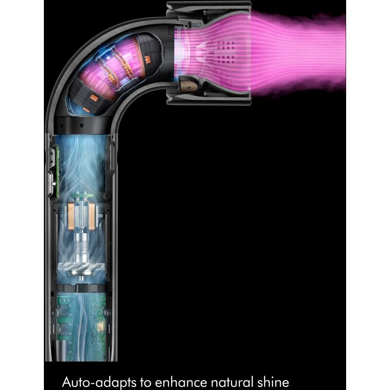 Dyson Supersonic r HD17 T1/T2 Red Velvet/Gold професионален сешоар за коса с йонизатор Straight + Wavy 1 бр.