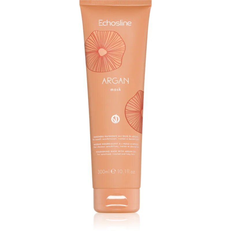 Echosline Argan mask подхранваща маска за гладка и лъскава коса с арганово масло 300 мл.