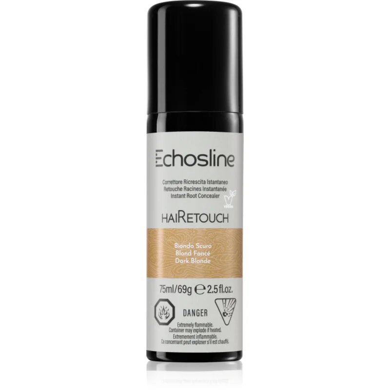 Echosline Hairetouch Hairtouch спрей за мигновено прикриване на израснала коса Dark Blonde 75 мл.