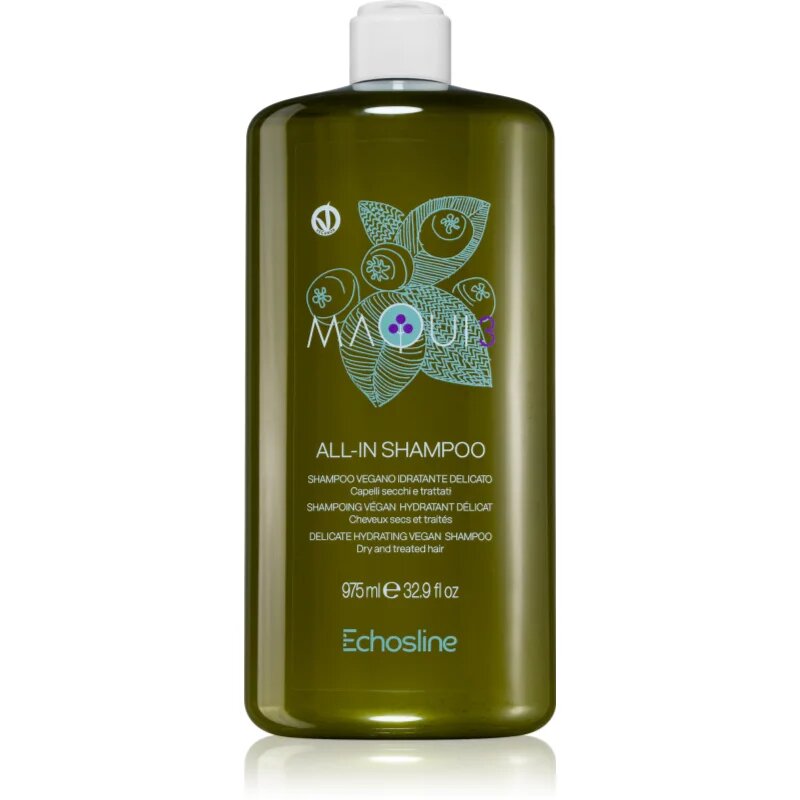 Echosline Maqui All-In нежен почистващ шампоан с хидратиращ ефект 975 мл.