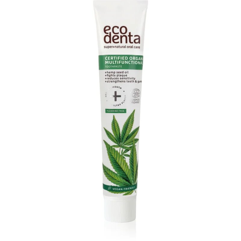 Ecodenta Certified Organic Multifunctional with Hemp натурална паста за зъби 75 мл.