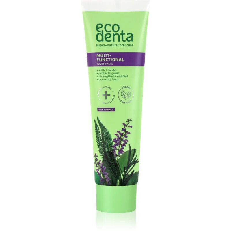 Ecodenta Green Multifunctional паста за зъби с флуорид за цялостна защита на зъбите 100 мл.