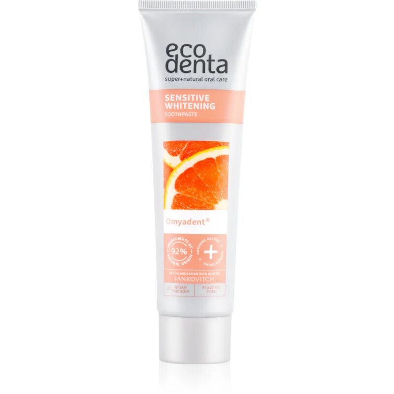 Ecodenta Sensitive Whitening избелваща паста за зъби за чувствителни зъби 100 мл.