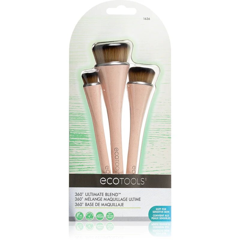 EcoTools 360° Ultimate Blend™ комплект четки за лице