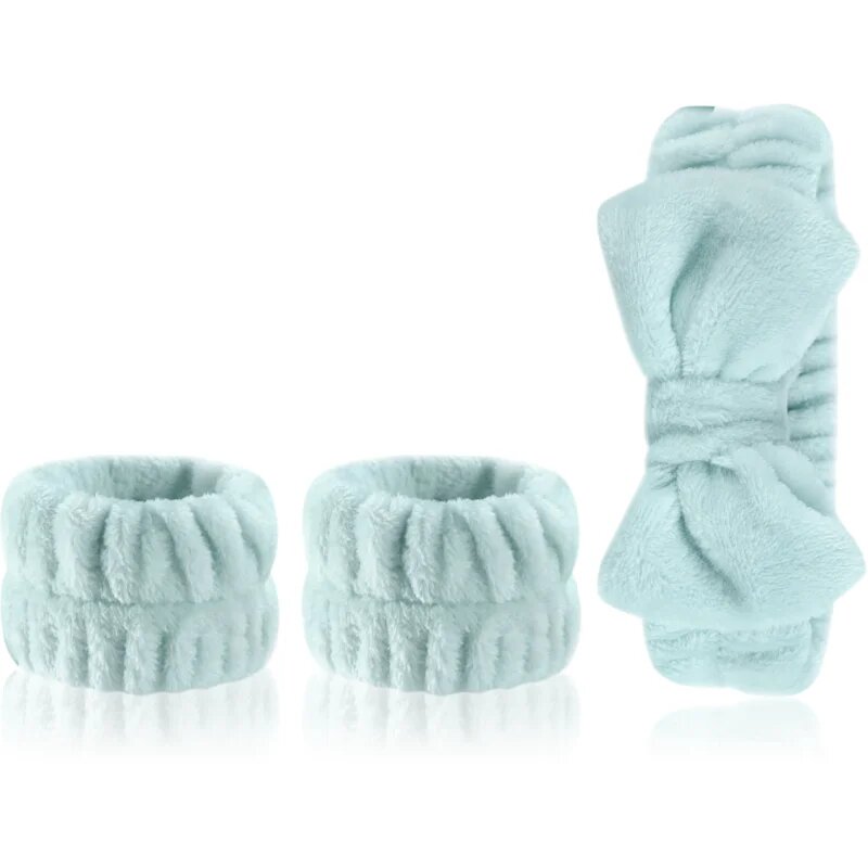 EcoTools Cleansing Headband & Wristband Set комплект за премахване на грим и спа лента за глава