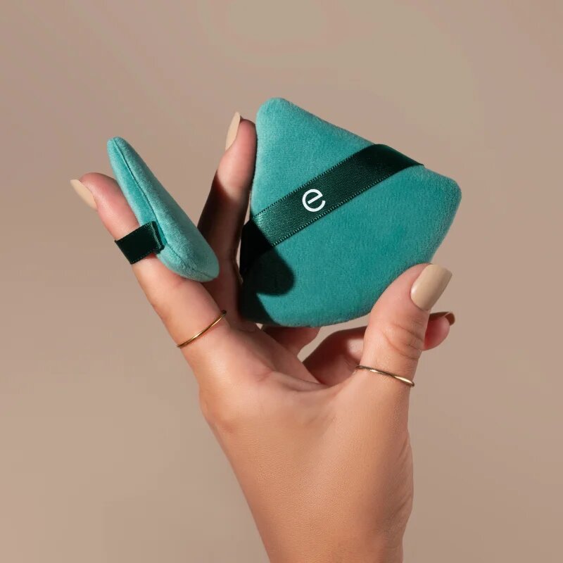 EcoTools Powder Puff Duo велурен тампон за пудра