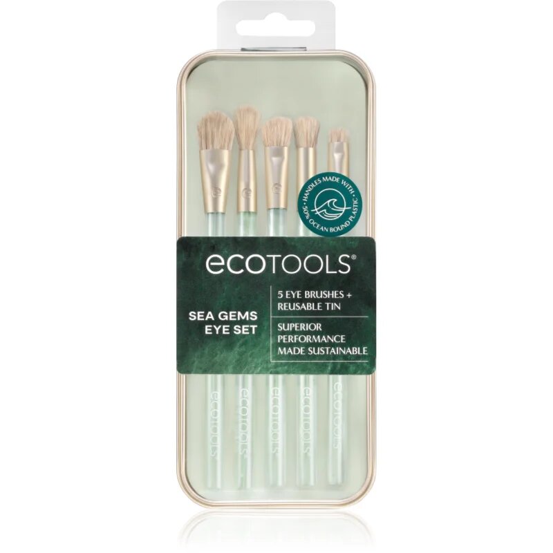 EcoTools Sea Gems Eye Set комплект четки за гримиране на очите