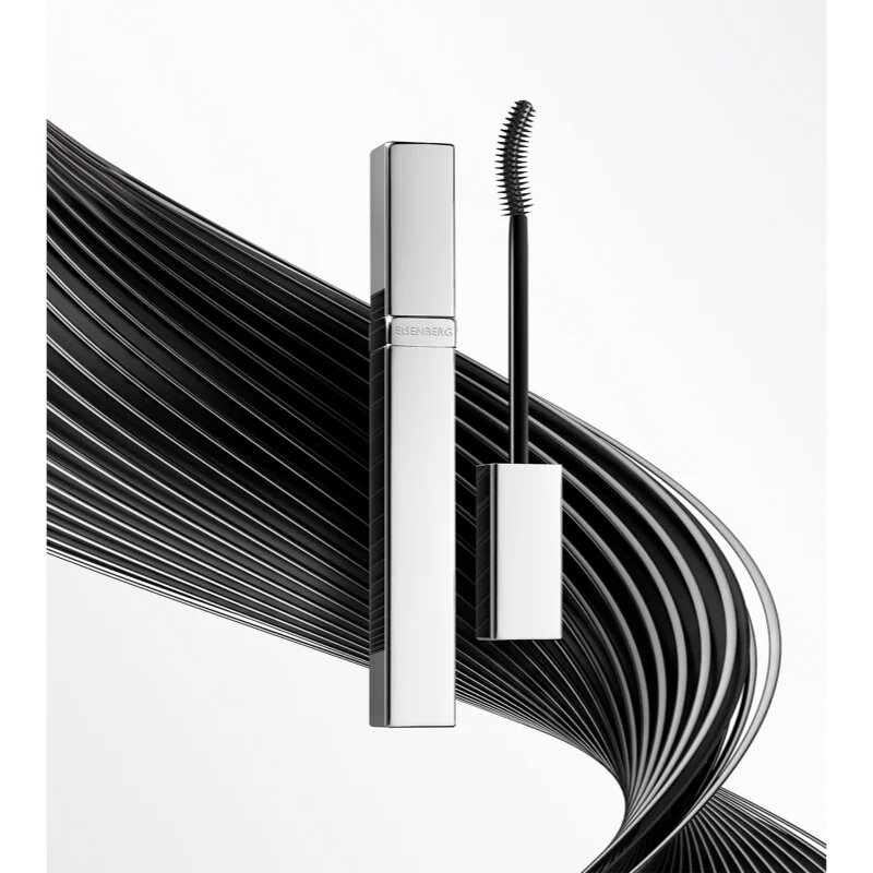 Eisenberg Le Maquillage Le Mascara Graphique спирала за обем и извиване на мигли цвят 01 Noir Ébène / Ebony Black 8 мл.