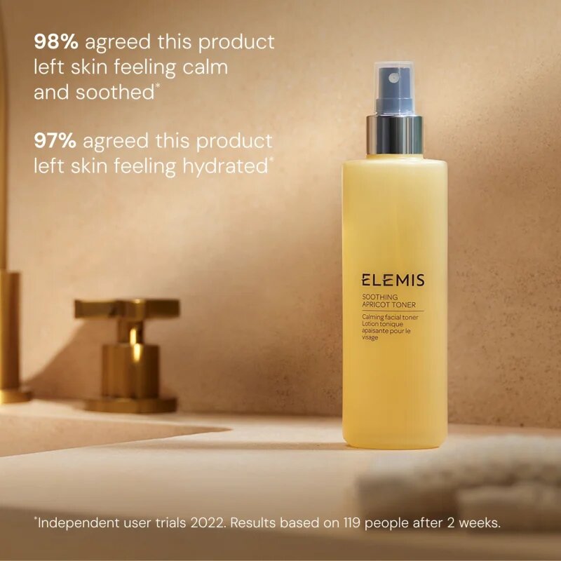 Elemis Advanced Skincare Soothing Apricot Toner успокояващ тоник за чувствителна кожа на лицето 200 мл.