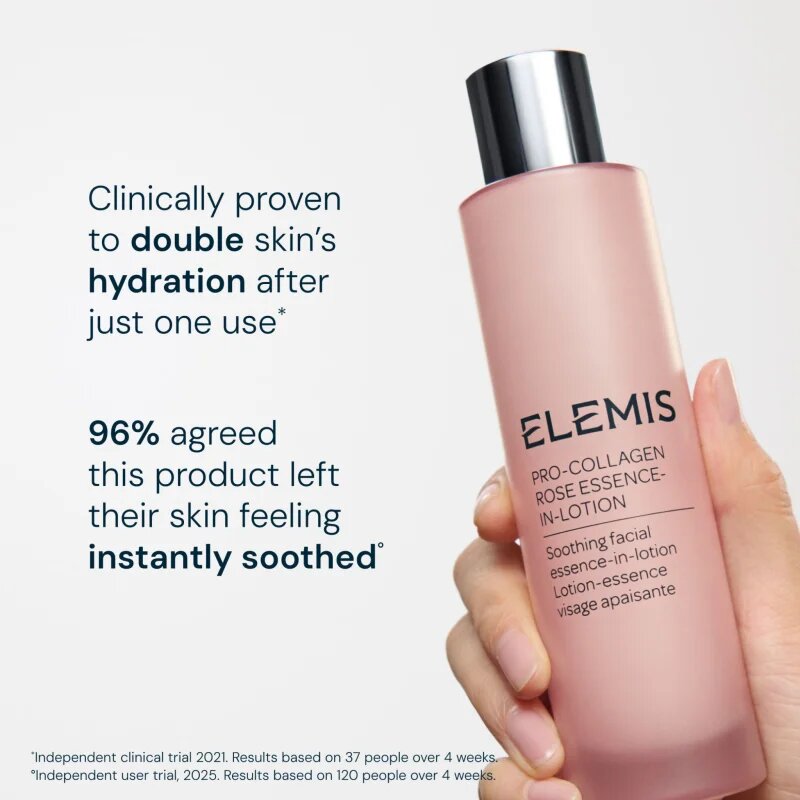 Elemis Pro-Collagen Rose Essence-In-Lotion есенция за лице за интензивна хидратация 100 мл.