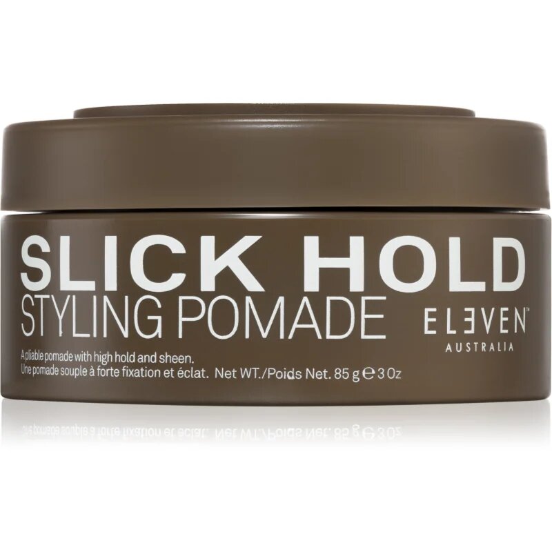 Eleven Australia Slick Hold Styling Pomade стилизираща паста с много силна фиксация със силен гланц 85 гр.