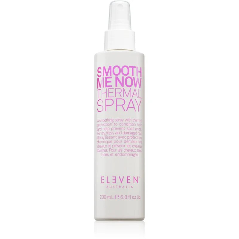 Eleven Australia Smooth Me Now Thermal Spray защитен спрей за топлинно оформяне на косата 200 мл.