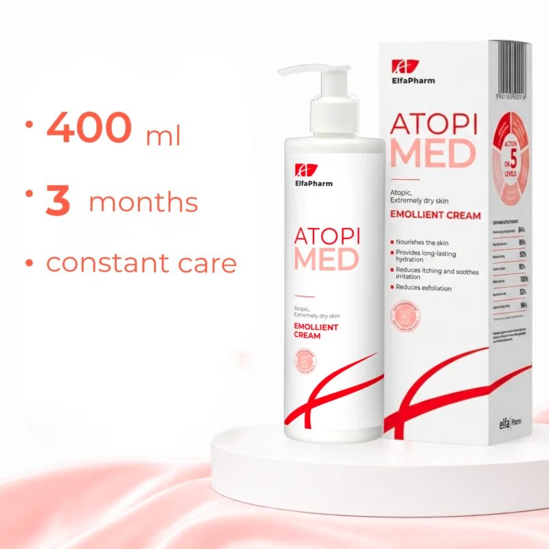Elfa Pharm Intensive Cosmetic Atopi Med Емолиентен крем за тяло 400 мл.