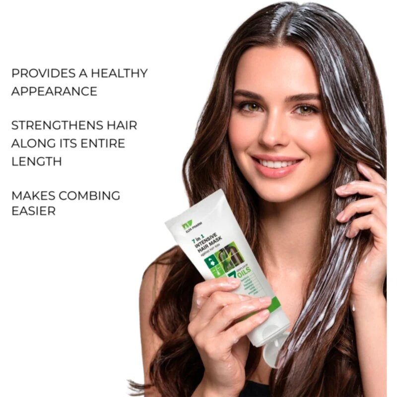 Elfa Pharm Intensive Cosmetic Complex Of 7 Oils 7in1 Intensive Hair Mask регенерираща маска против косопад 200 мл.
