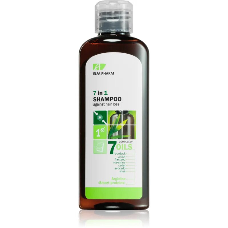Elfa Pharm Intensive Cosmetic Complex Of 7 Oils 7in1 Shampoo шампоан против косопад 200 мл.