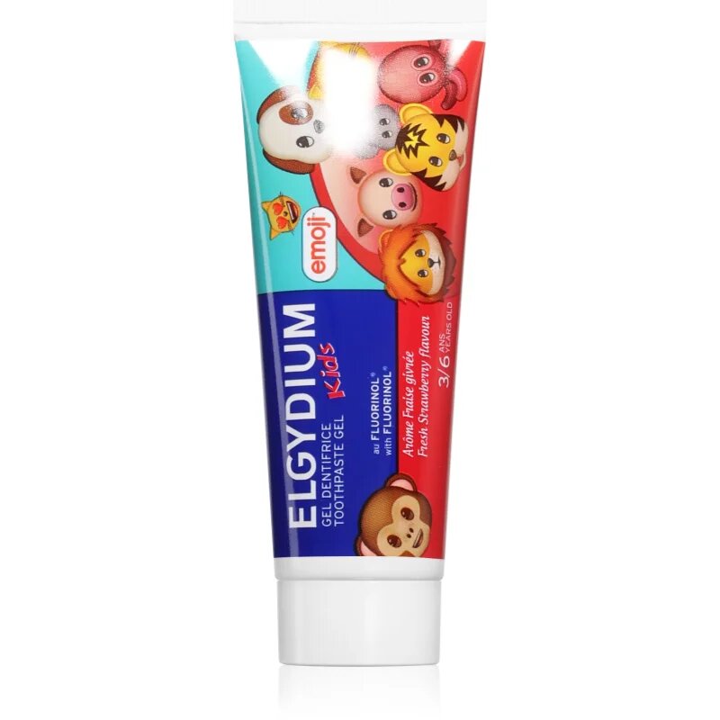 Elgydium Emoji Kids паста за зъби за деца 2-6y Strawberry 50 мл.