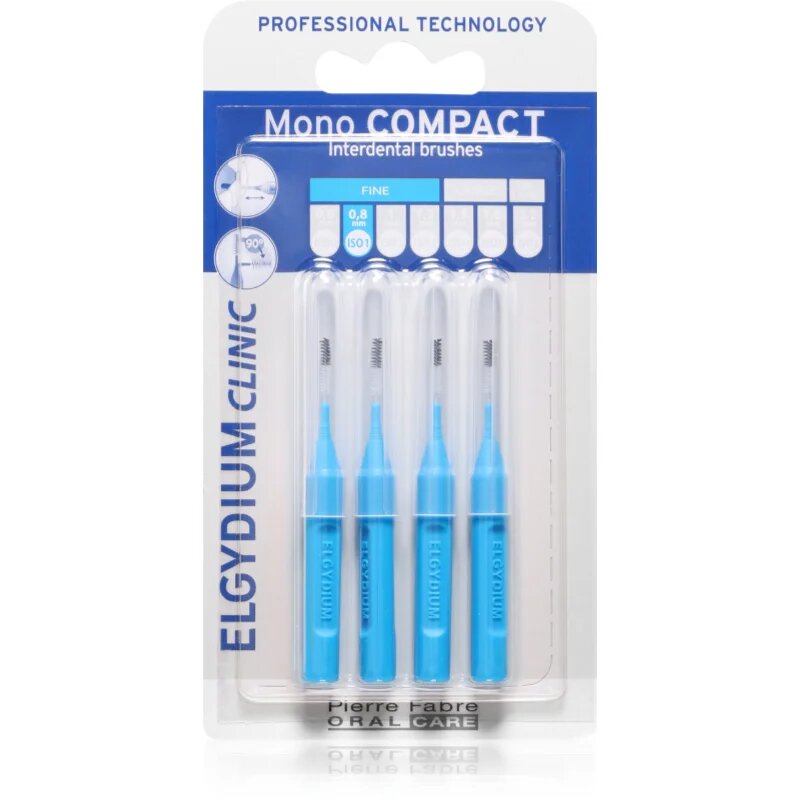 Elgydium Mono Compact четки за междузъбно пространство Blue 4 бр.
