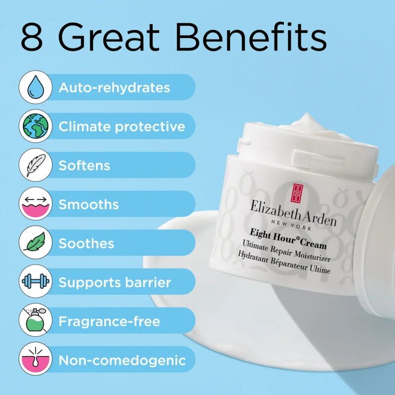 Elizabeth Arden Eight Hour Cream Ultimate Repair Moisturizer лек хидратиращ крем дневен 50 мл.