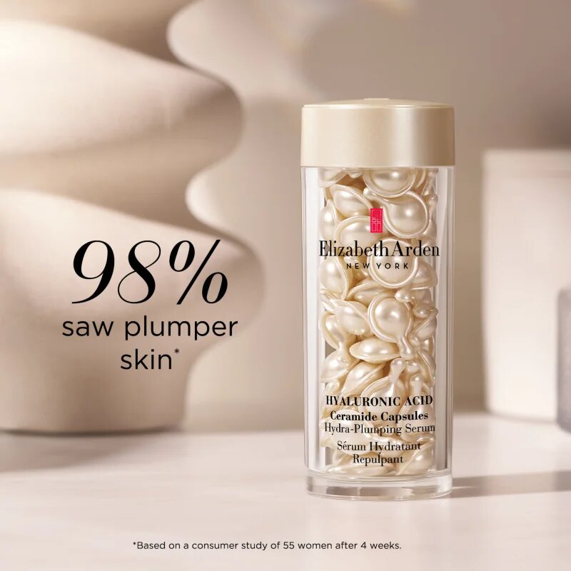 Elizabeth Arden Hyaluronic Acid + Peptides Ceramide хидратиращ серум в капсули за жени 60 капс.