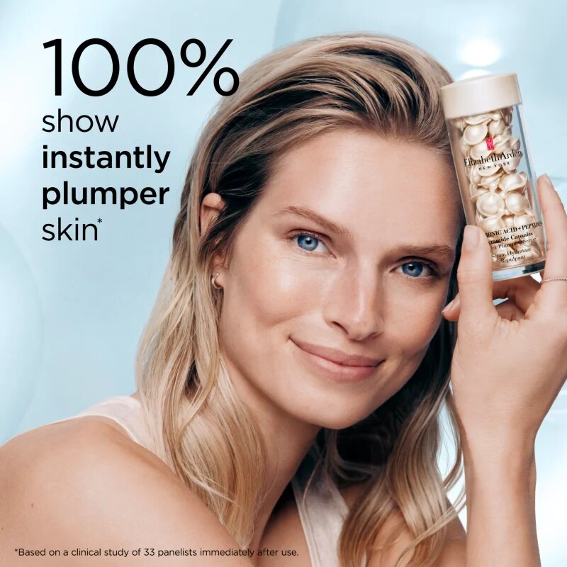 Elizabeth Arden Hyaluronic Acid + Peptides Ceramide серум за лице в капсули s ceramidy a peptidy 30 капс.