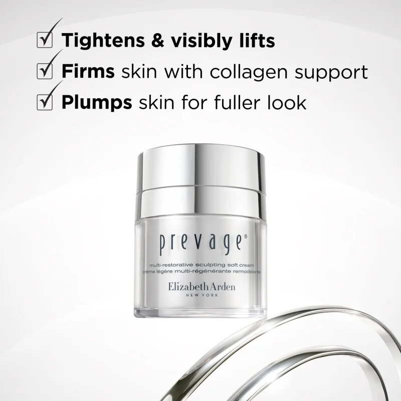 Elizabeth Arden Prevage Multi-Restorative Sculpting Soft Cream изглаждащ и озаряващ крем 50 мл.