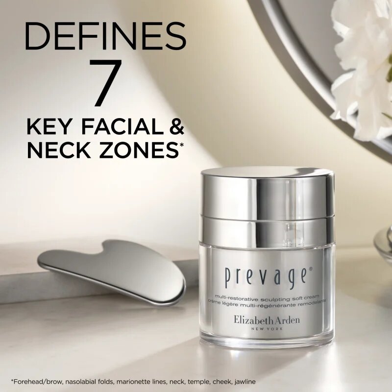 Elizabeth Arden Prevage Multi-Restorative Sculpting Soft Cream изглаждащ и озаряващ крем 50 мл.
