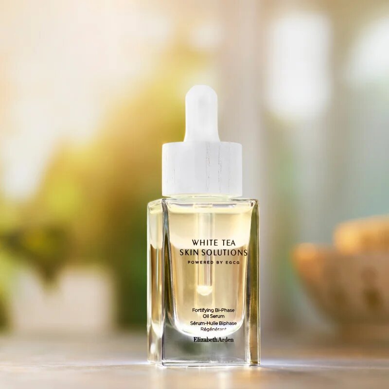 Elizabeth Arden White Tea Skin Solutions Fortifying Bi-phase Oil Serum олио - серум за двуфазно третиране на кожата на лицето за жени 30 мл.